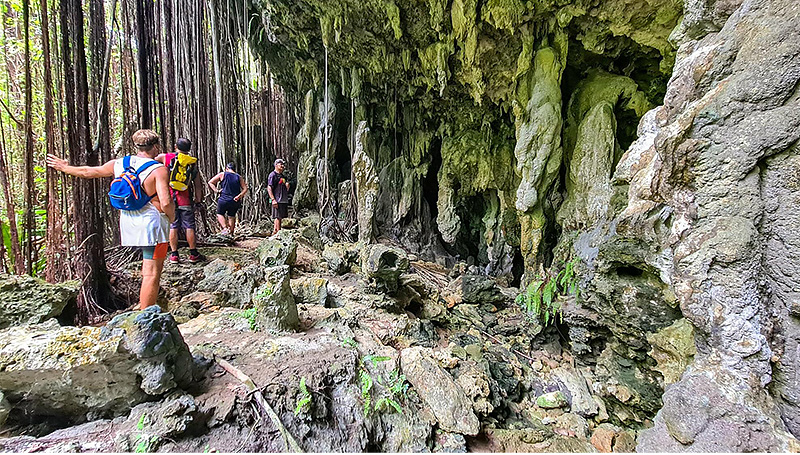 Eco-Adventure Anatakitaki Cave Tour, Atiu