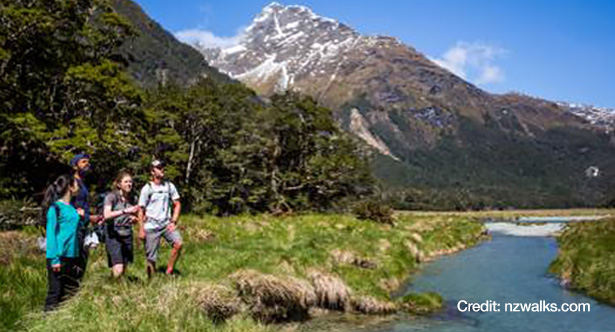 Famous Routeburn Track Day Walk